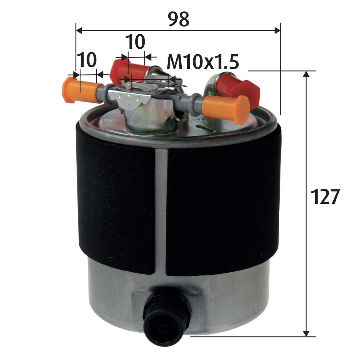 Filtru combustibil VALEO 587616